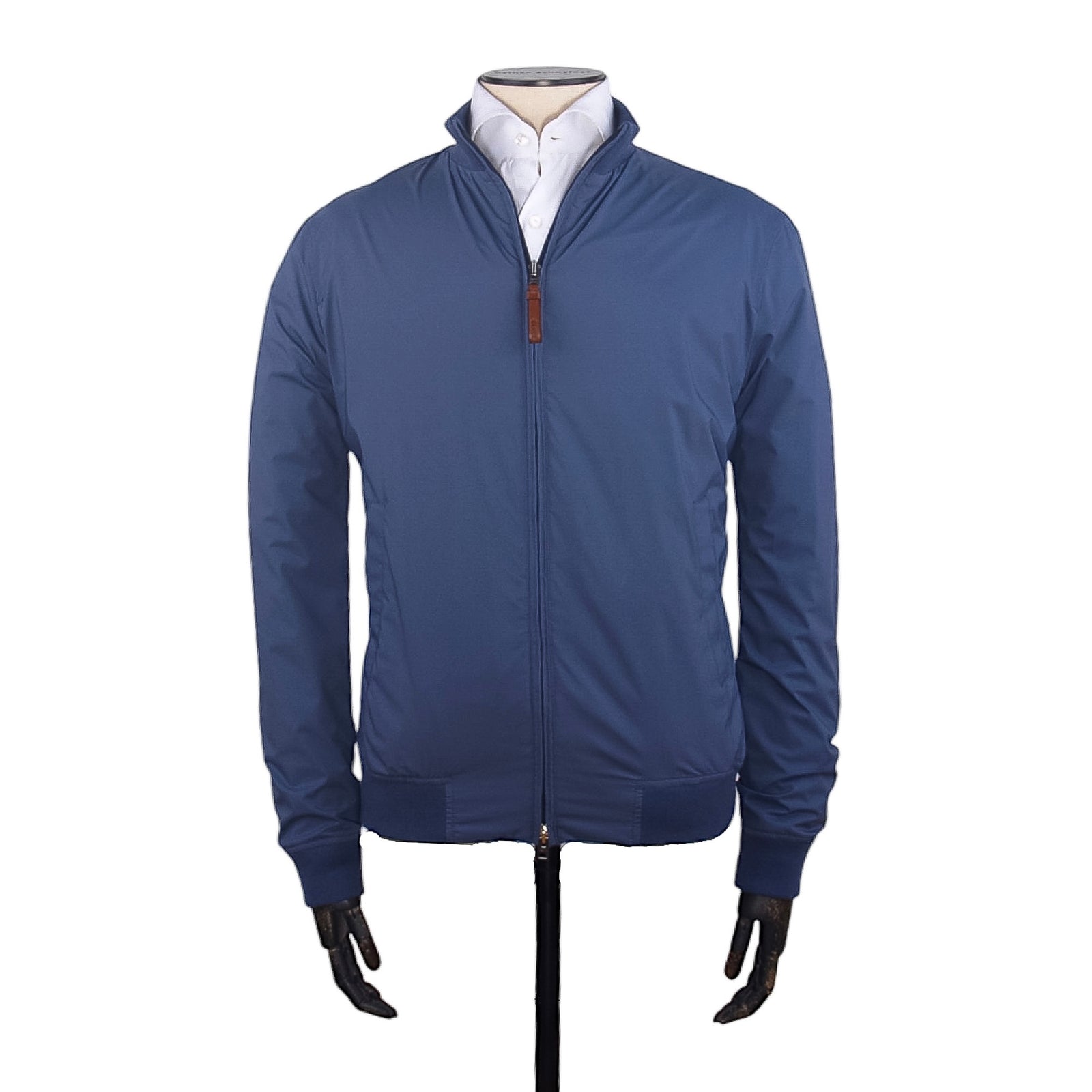 Manto lightly lined summer blouson in dove blue