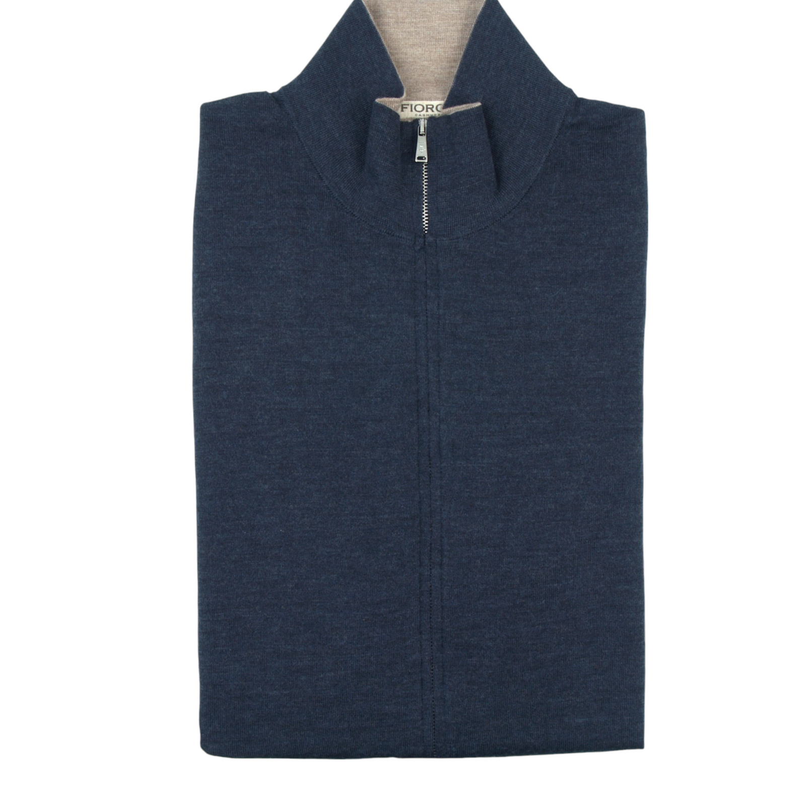 Fioroni Kaschmir Seide Strickjacke mit Fullzipp