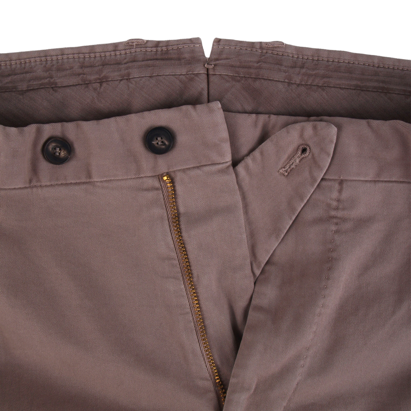 Santaniello cotton suit in sand rose
