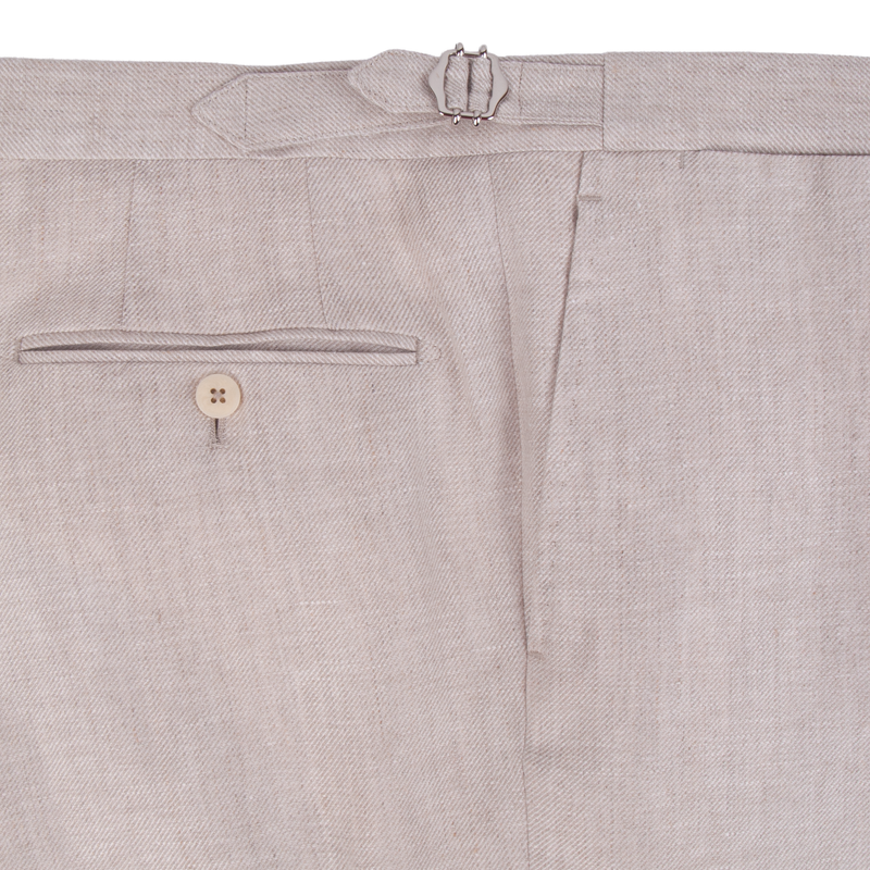 Gaiola Sommeranzug aus purem Leinen in Beige