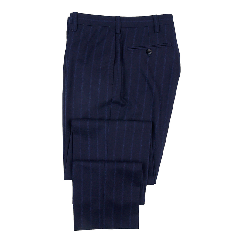 Cesare Attolini blauer Anzug Kreidestreifen