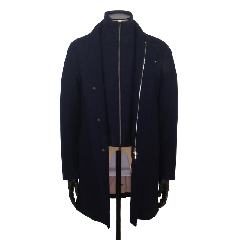 Montecore coat in dark blue