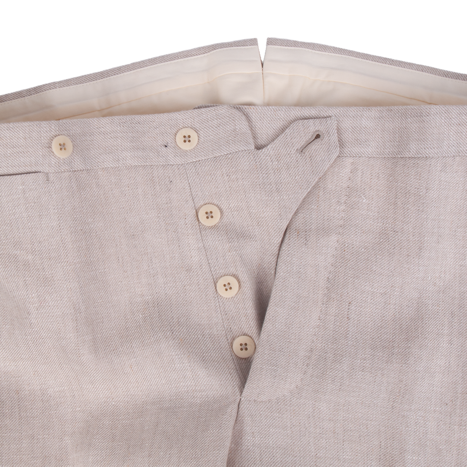 Gaiola Sommeranzug aus purem Leinen in Beige
