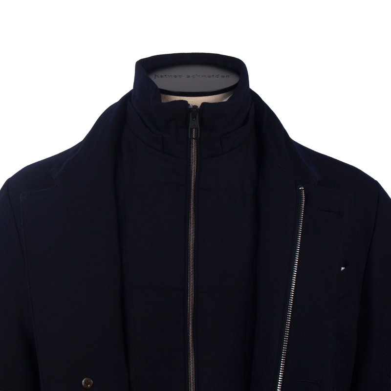 Montecore coat in dark blue