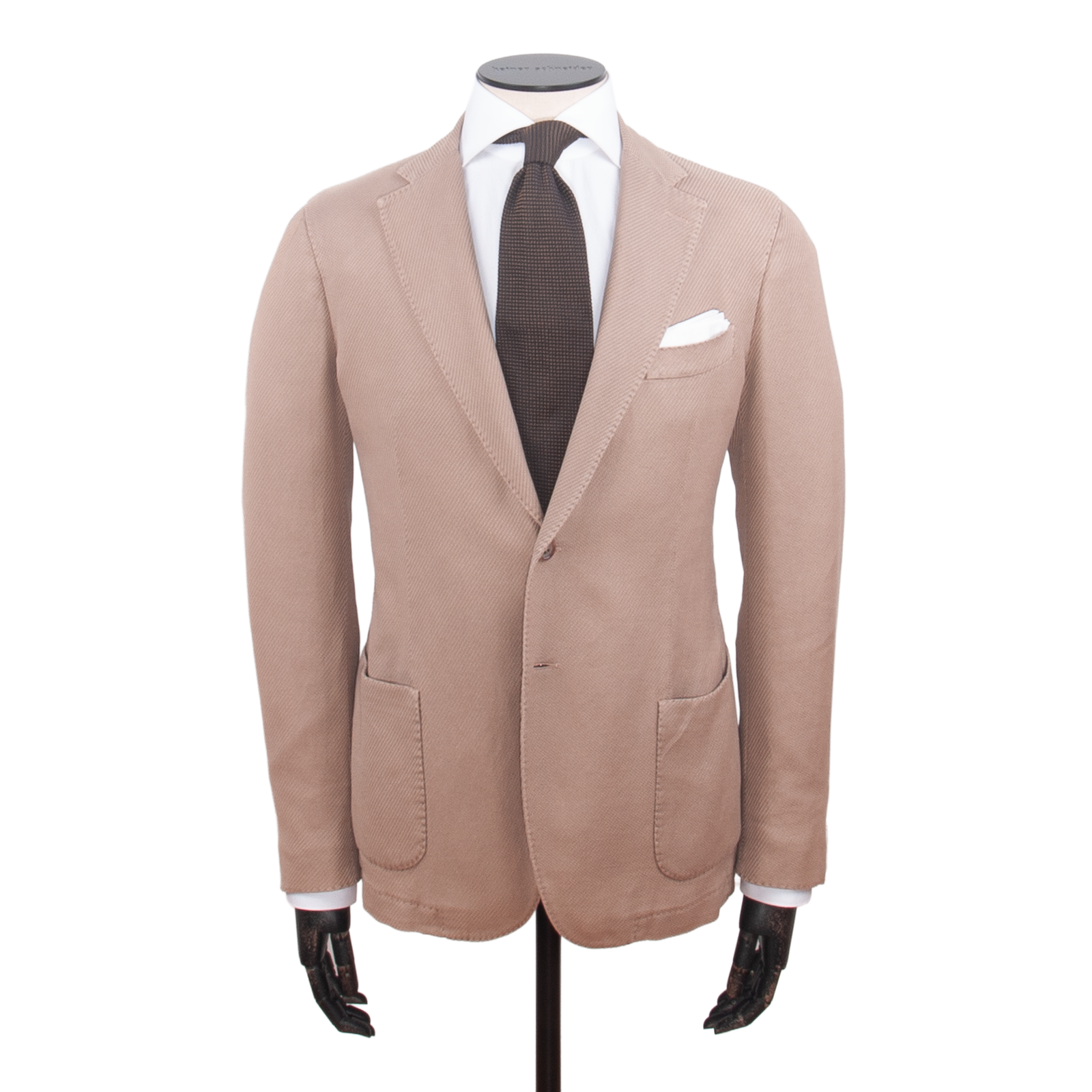 Santaniello cotton linen jacket sand