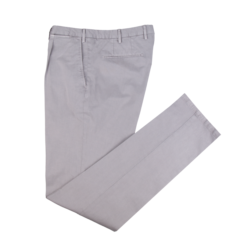 Santaniello cotton trousers Evoluto light gray