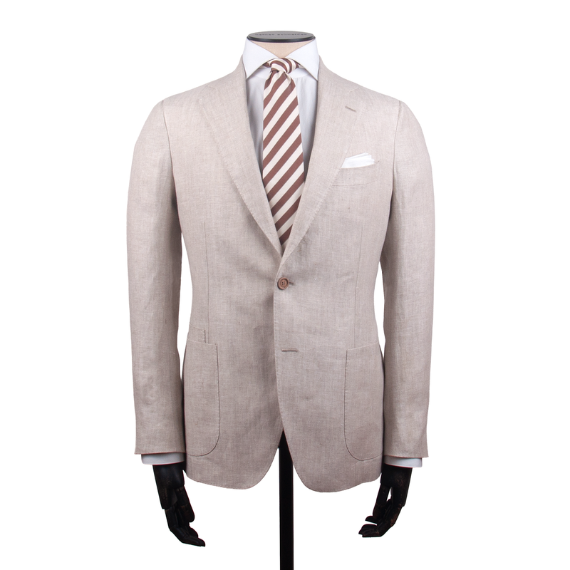 Gaiola Sommeranzug aus purem Leinen in Beige