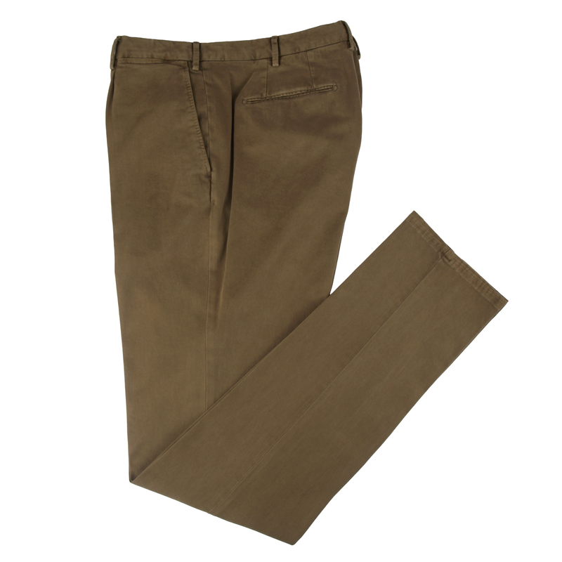 Santaniello Evoluto trousers in olive green