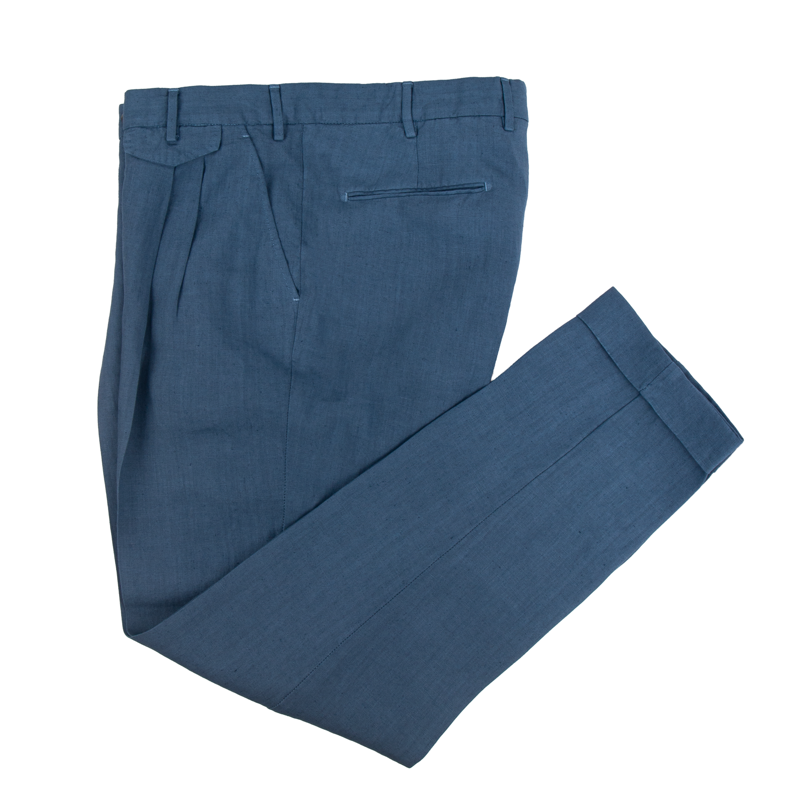 Santaniello Leinenhose Evoluto Taubenblau