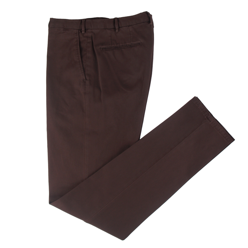 Santaniello Baumwollhose Evoluto in Dunkelbraun
