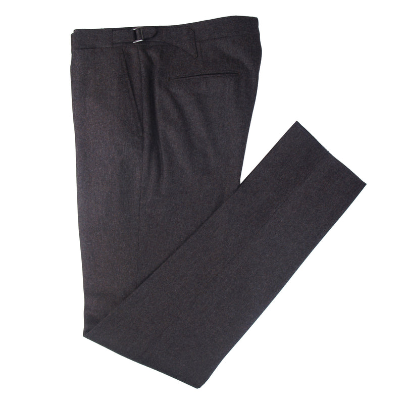 Santaniello pants made of 100% wool in elegant taupe