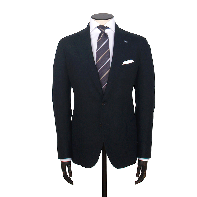 Gaiola Napoli cashmere jacket black melange