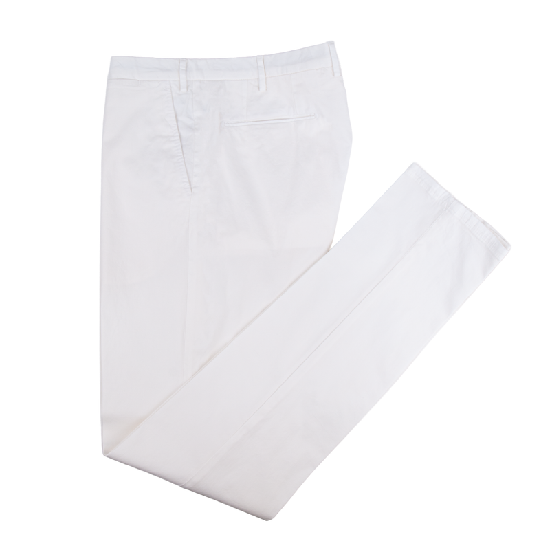 Santaniello cotton trousers Evoluto White