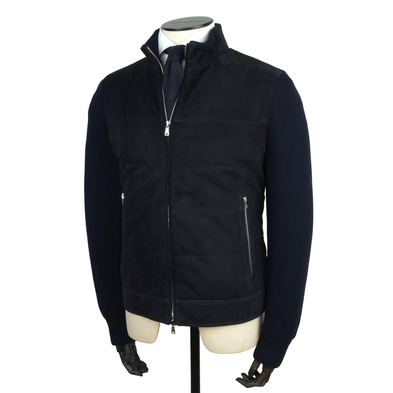 Fioroni dunkelblaue Bomberjacke