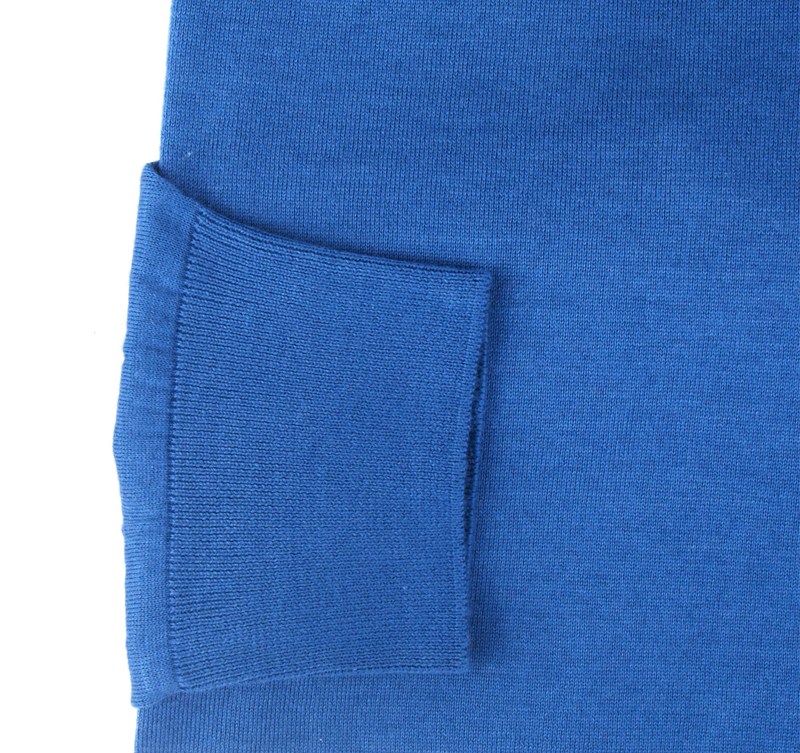 Fioroni blue polo shirt with long sleeves