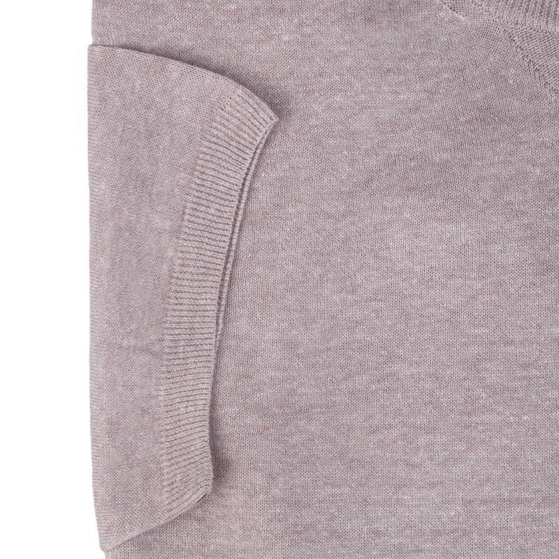 Fioroni beiges Strick T-Shirt