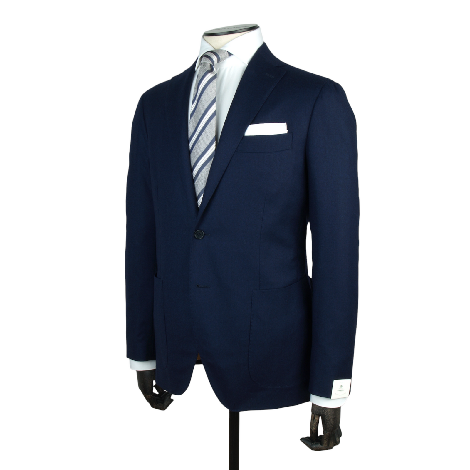Luigi Borrelli Blauer Soft Flanell Anzug