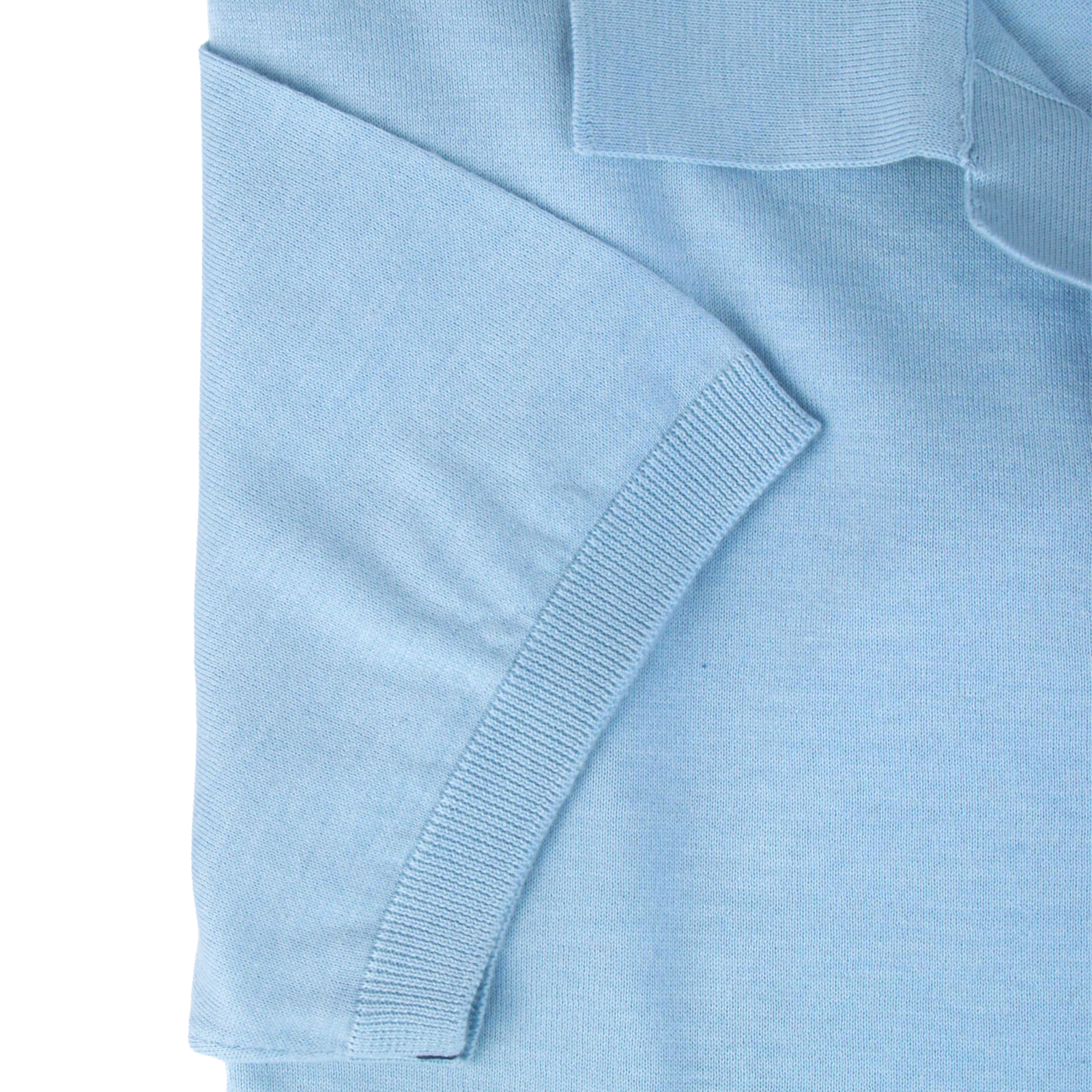 Fioroni light blue polo shirt with short sleeves