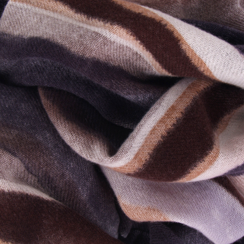Andreas 1947 cashmere scarf Elsa in light brown