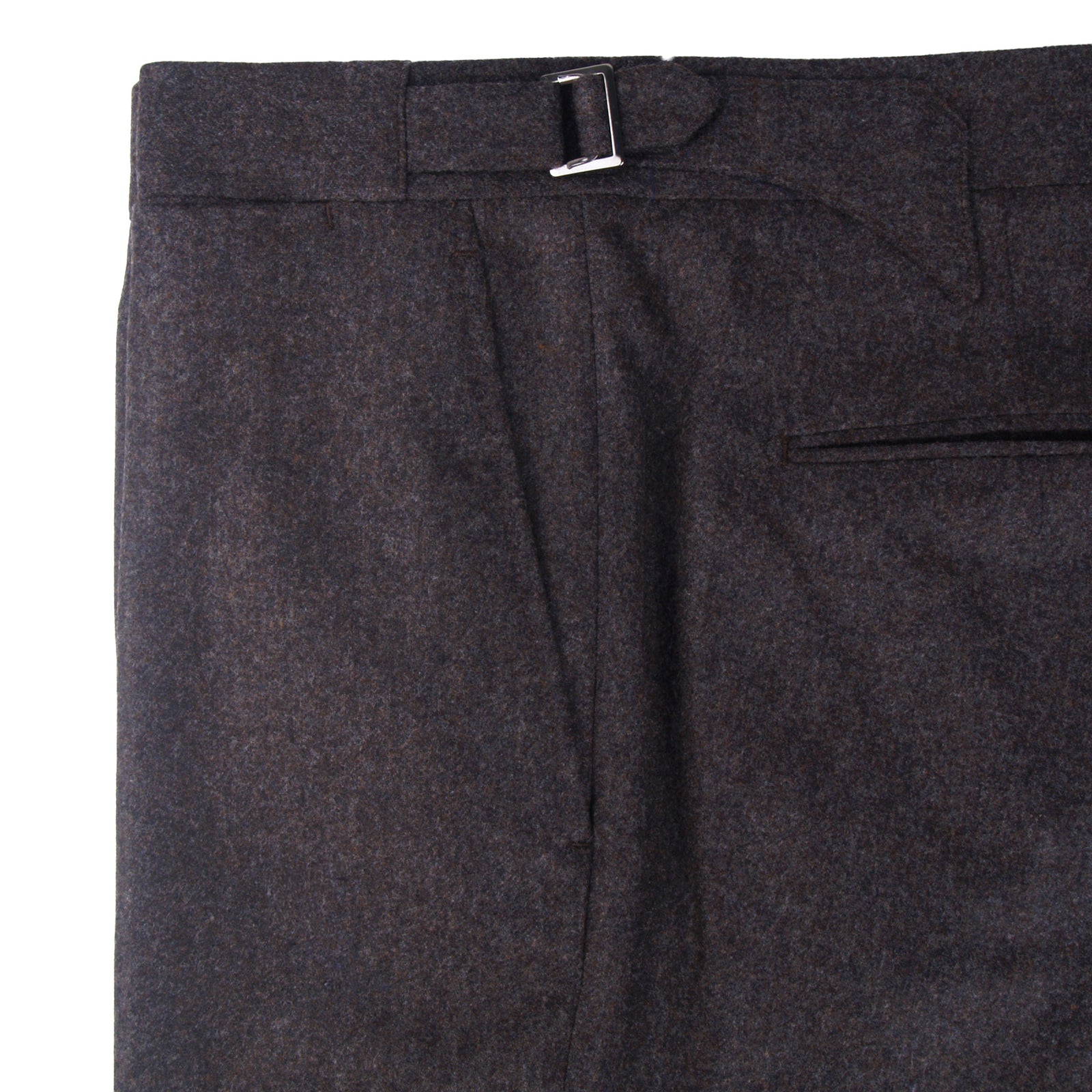 Santaniello pants made of 100% wool in elegant taupe
