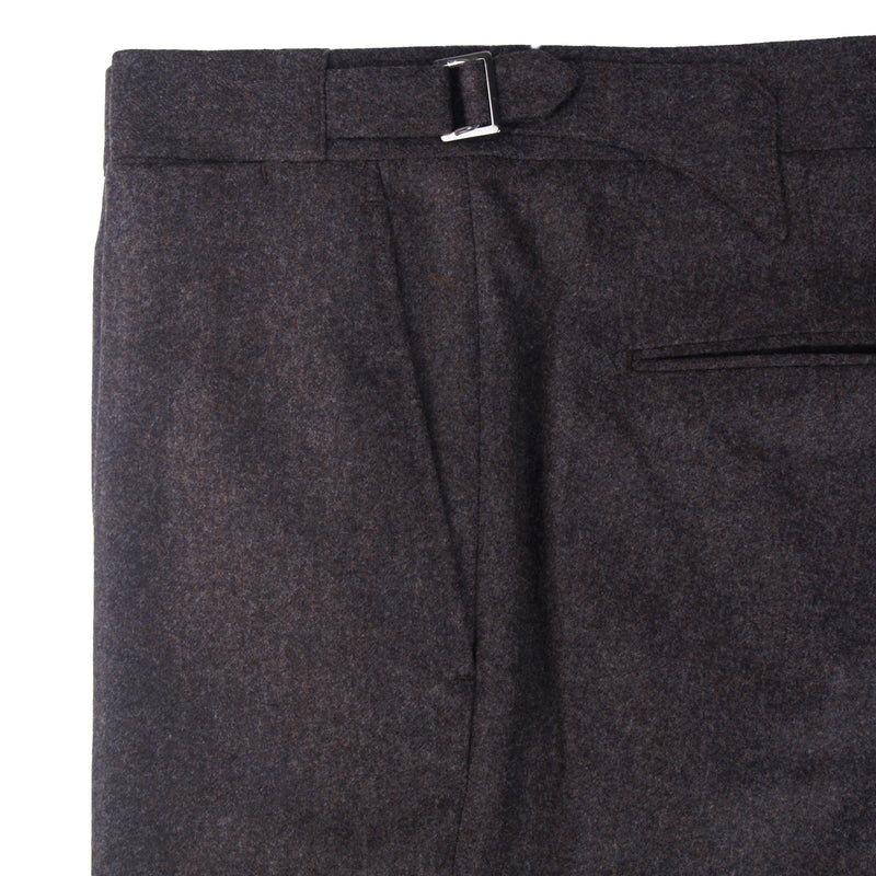 Santaniello pants made of 100% wool in elegant taupe