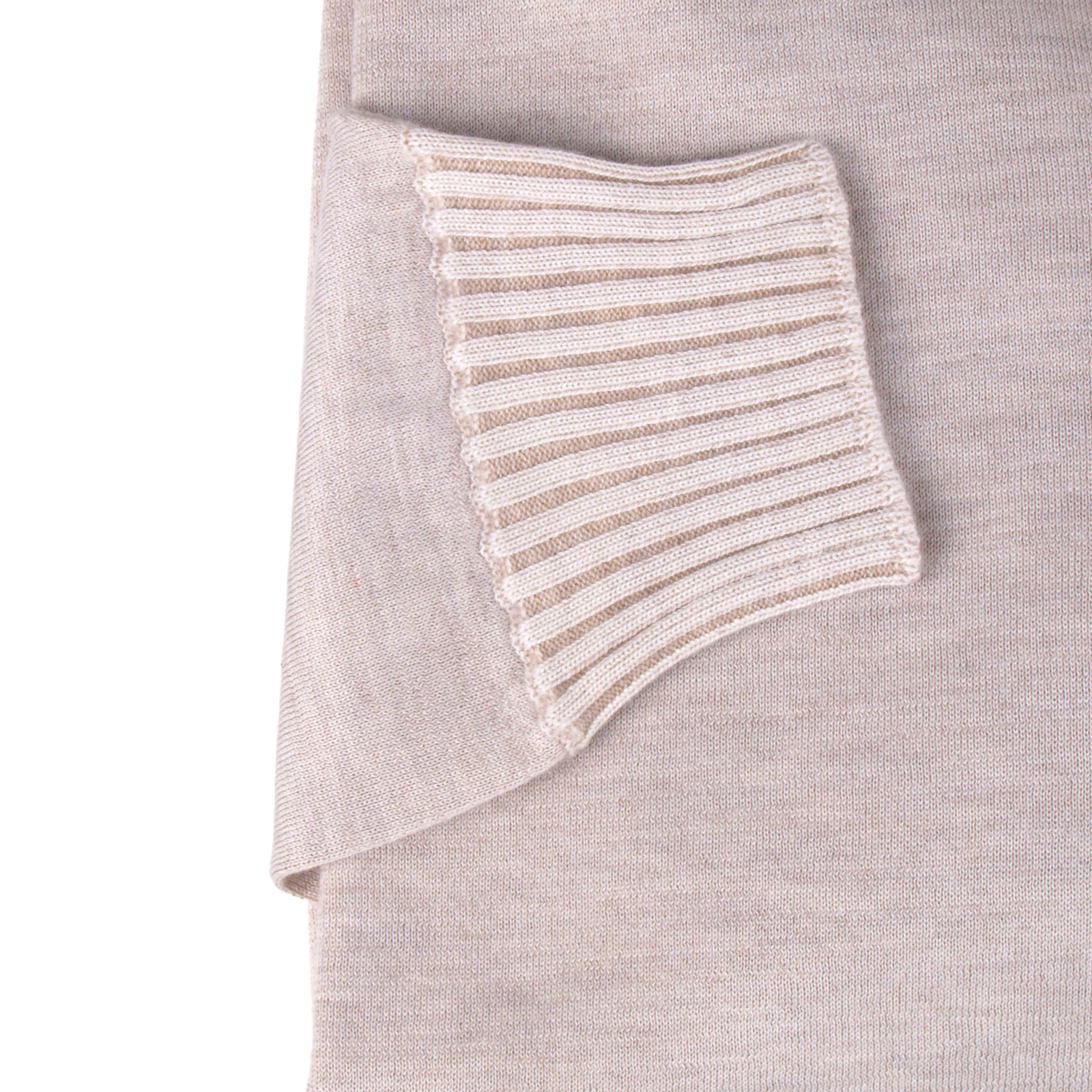 Fioroni Duvet cashmere pullover with zip Model Troyer