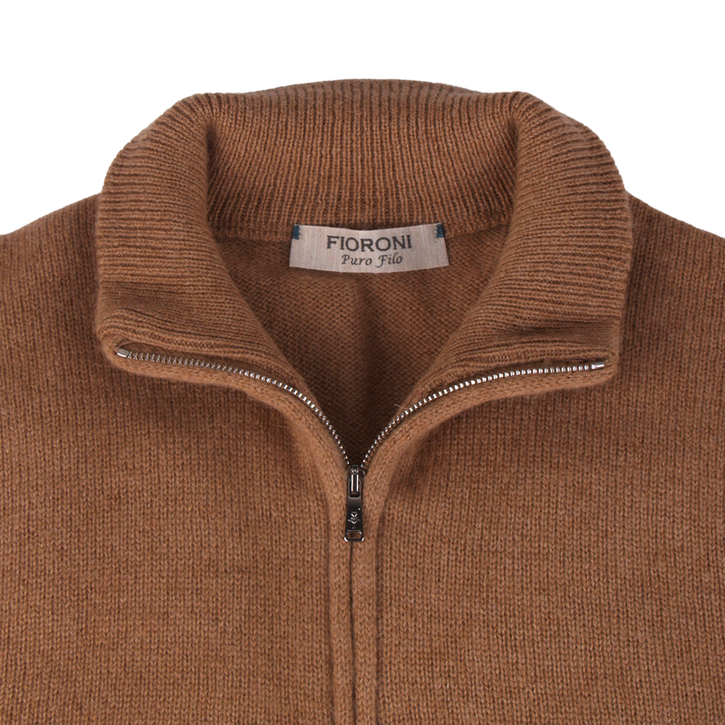 Fioroni Troyer Pullover aus 100% natürlichem Kamelhaar Puro Filo