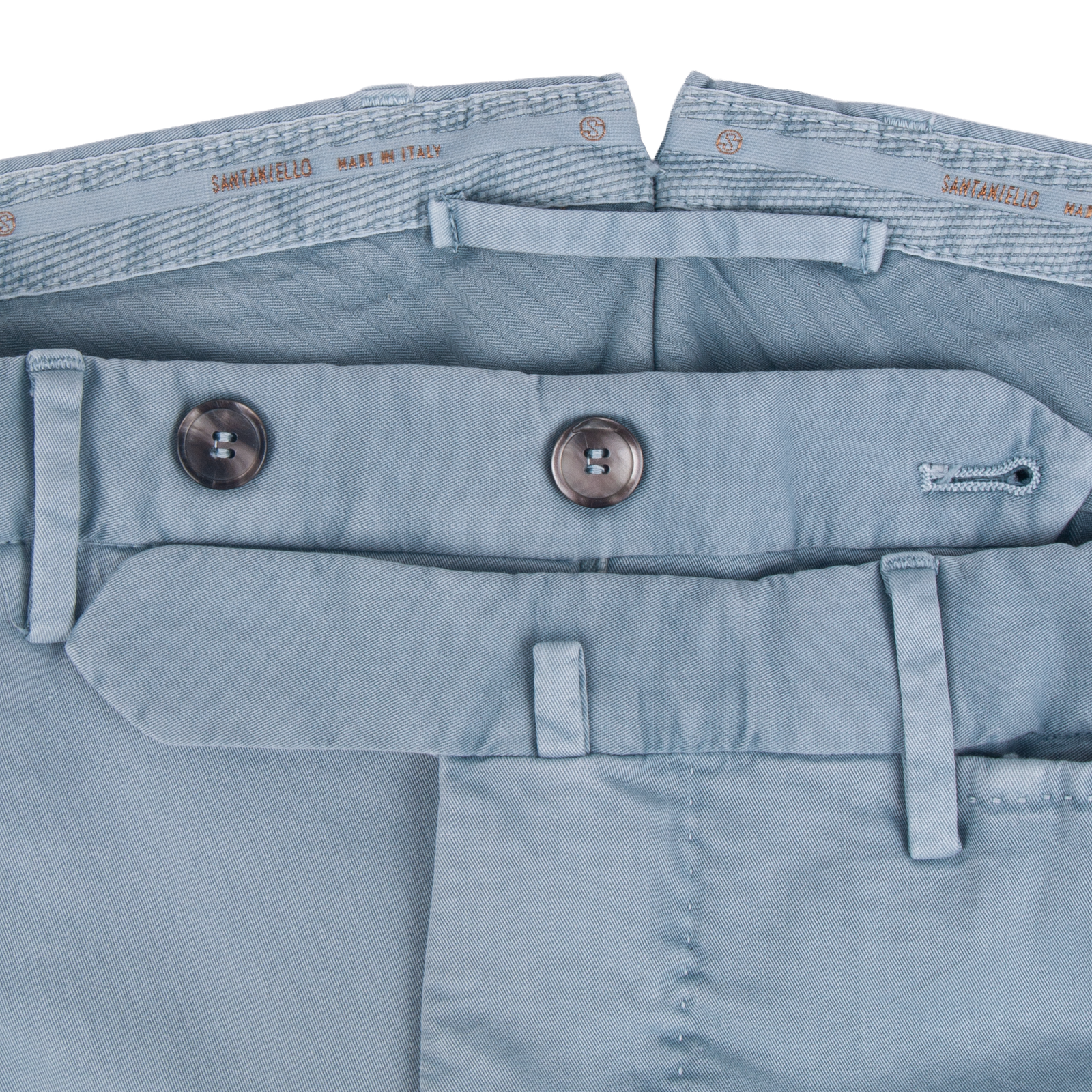 Santaniello cotton trousers Evoluto light blue