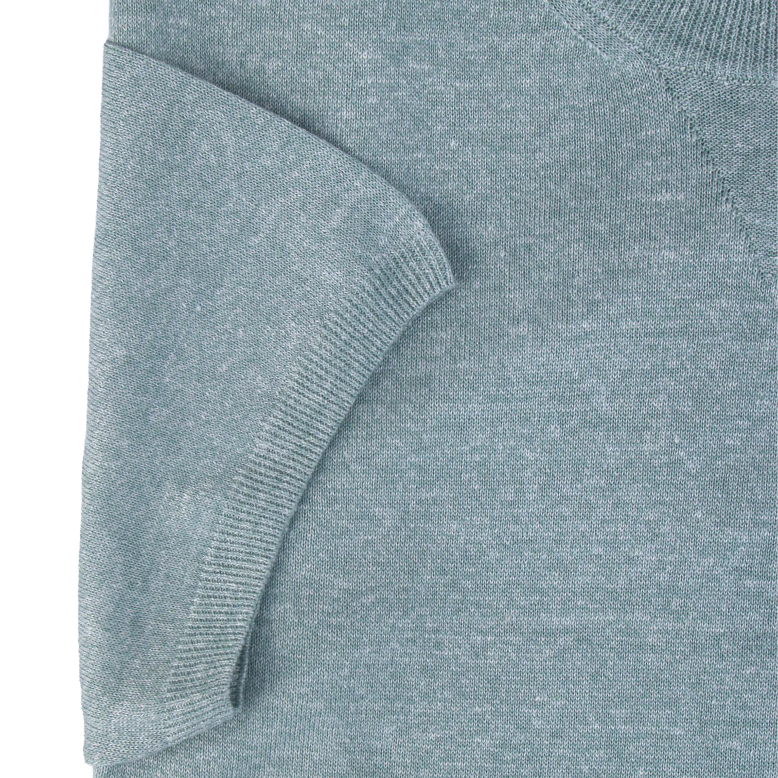Fioroni pastellgrüne Strick T-Shirt