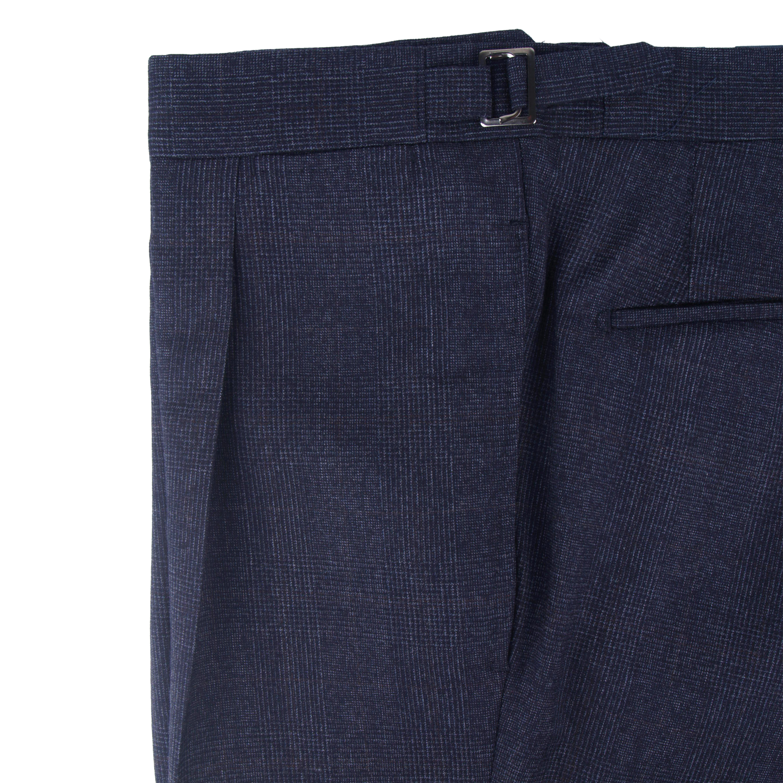 Santaniello trousers in extra-fine wool dark blue