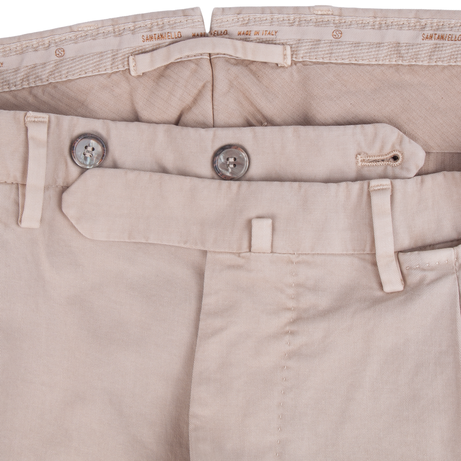 Santaniello cotton trousers Evoluto Beige