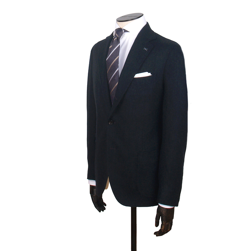 Gaiola Napoli cashmere jacket black melange