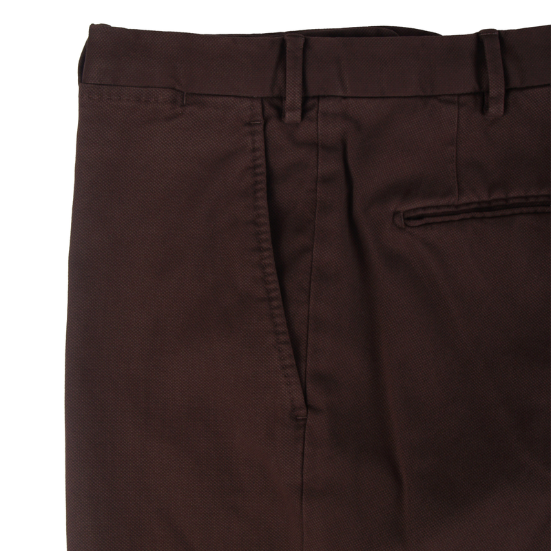 Santaniello Baumwollhose Evoluto in Dunkelbraun