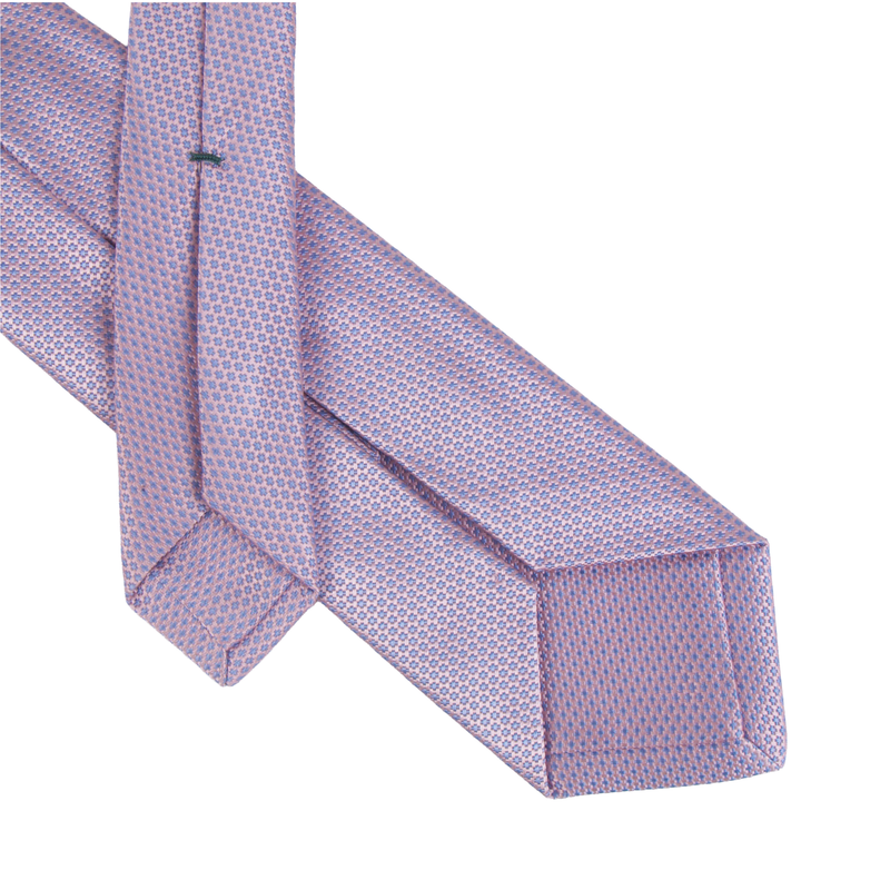 Luigi Borrelli Krawatte Rosa 100% Baumwolle