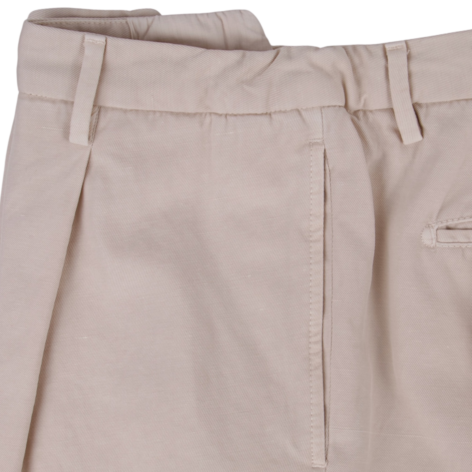 Briglia 1949 Leinen Baumwollhose Model Courmayeurv Beige