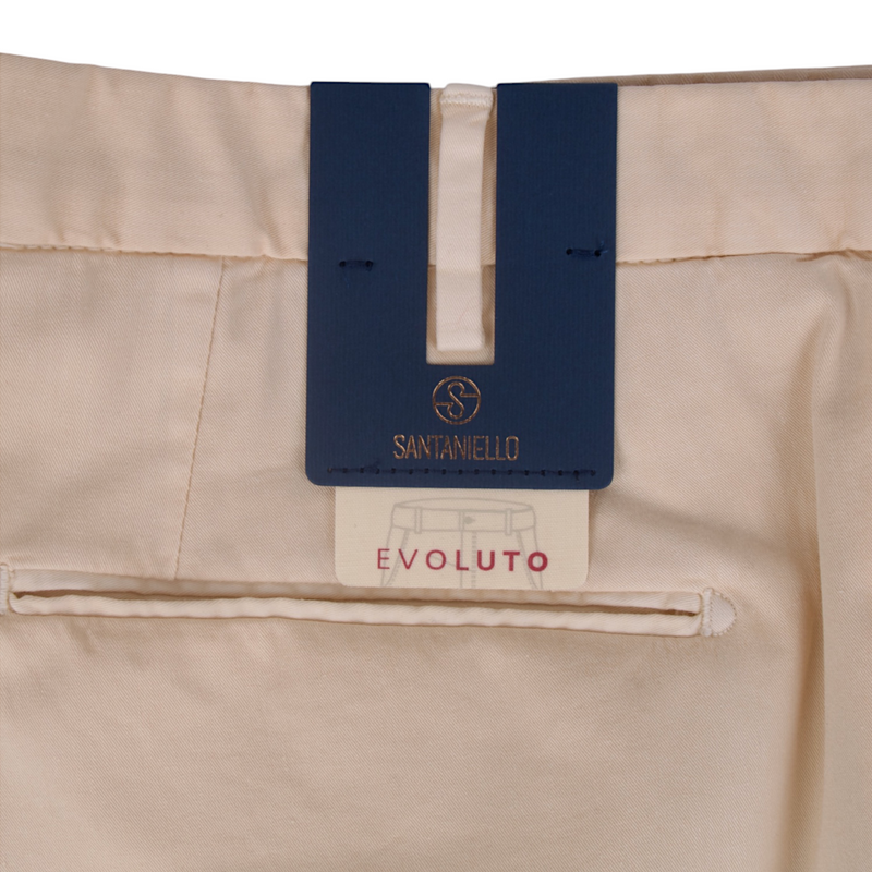 Santaniello Baumwollhose Evoluto Elfenbeinfarbe