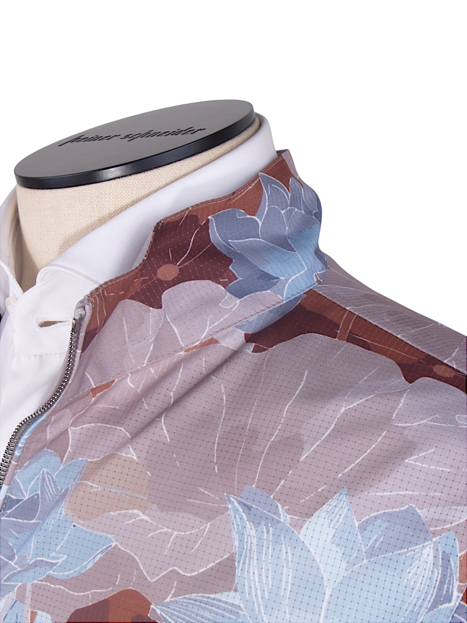 Manto reversible windbreaker jacket with floral pattern