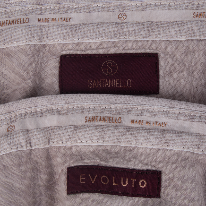 Santaniello Evoluto trousers in elegant light gray