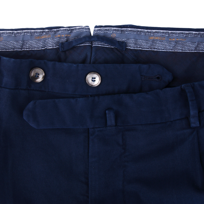 Santaniello Evoluto trousers in navy blue