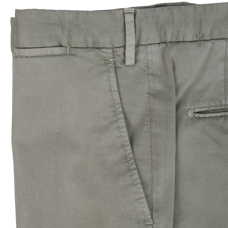 Santaniello Baumwollhose Evoluto Grau Grün
