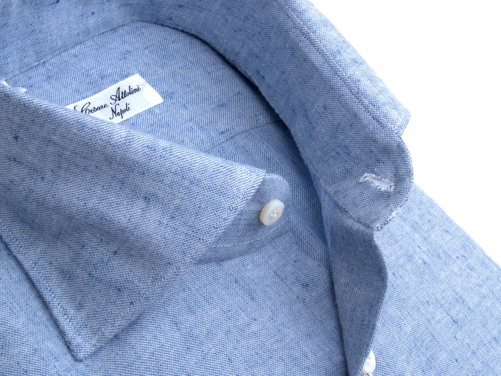 Cesare Attolini Winter-Jersey Baumwoll-Kaschmir Hemd