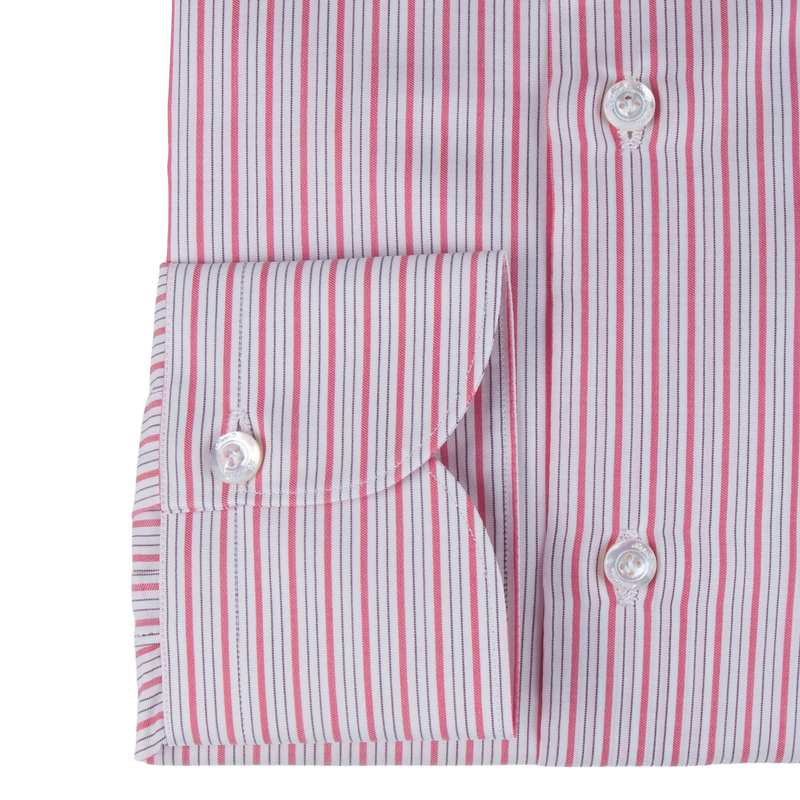 Finamore striped shirt slim fit Milano Eduardo collar