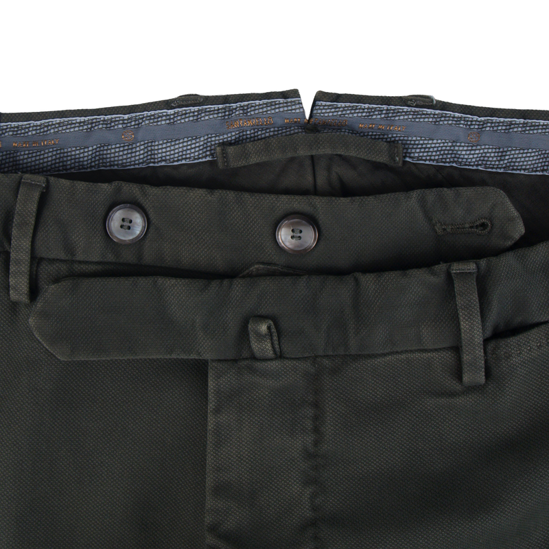 Santaniello Evoluto trousers in classic dark green