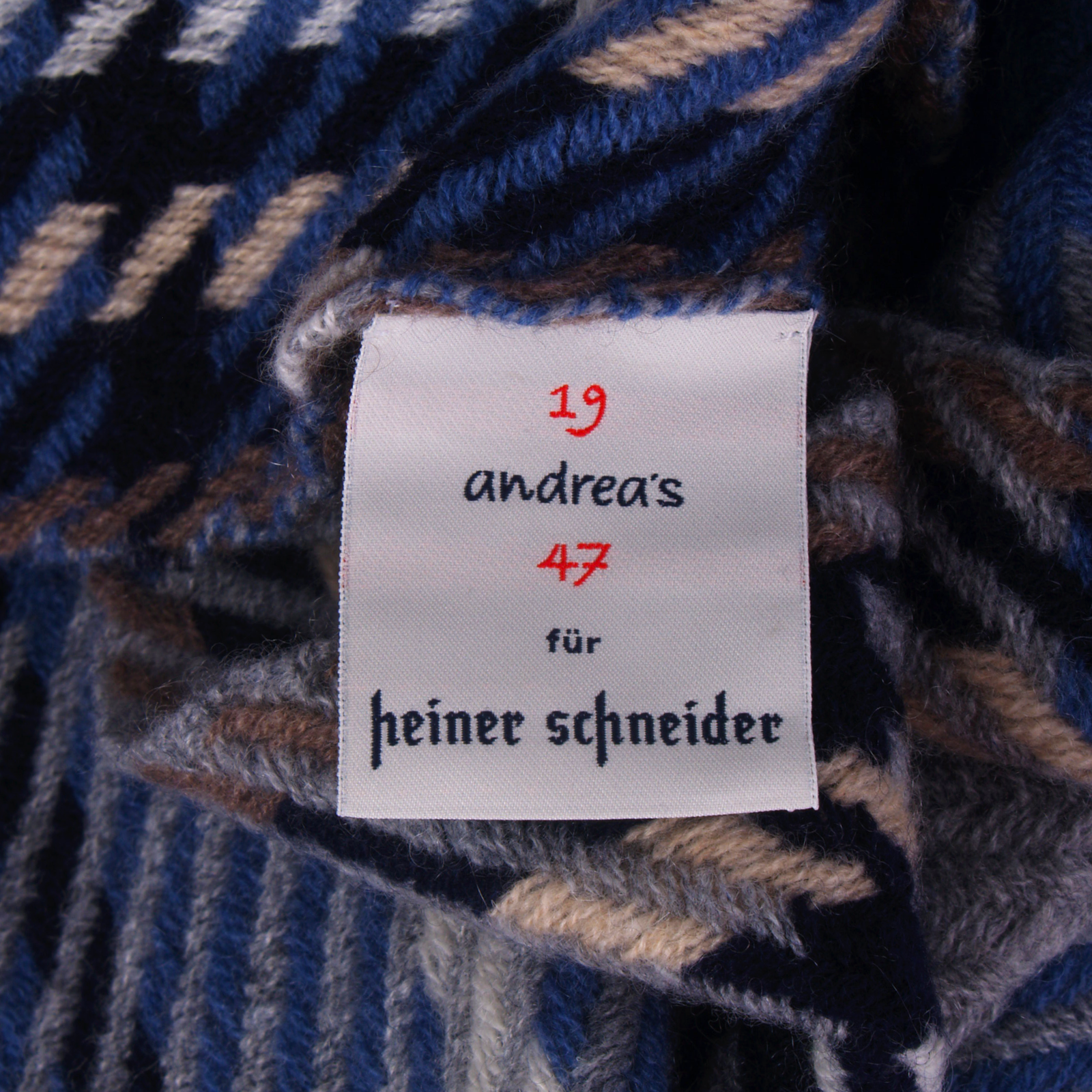 Andreas 1947 Cashmere scarf Zac 25