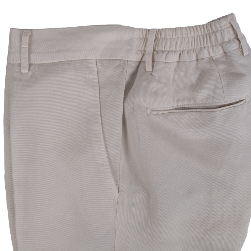 Santaniello elegant Evoluto summer trousers in stylish beige