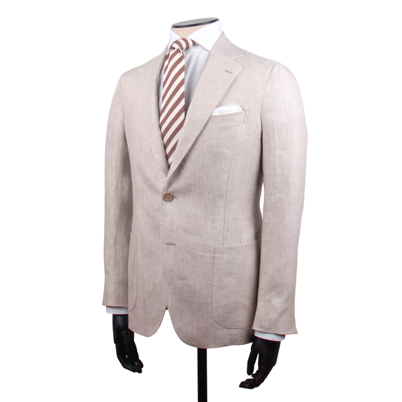 Gaiola Sommeranzug aus purem Leinen in Beige