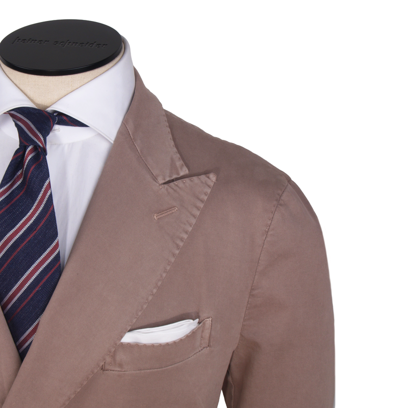 Santaniello cotton suit in sand rose