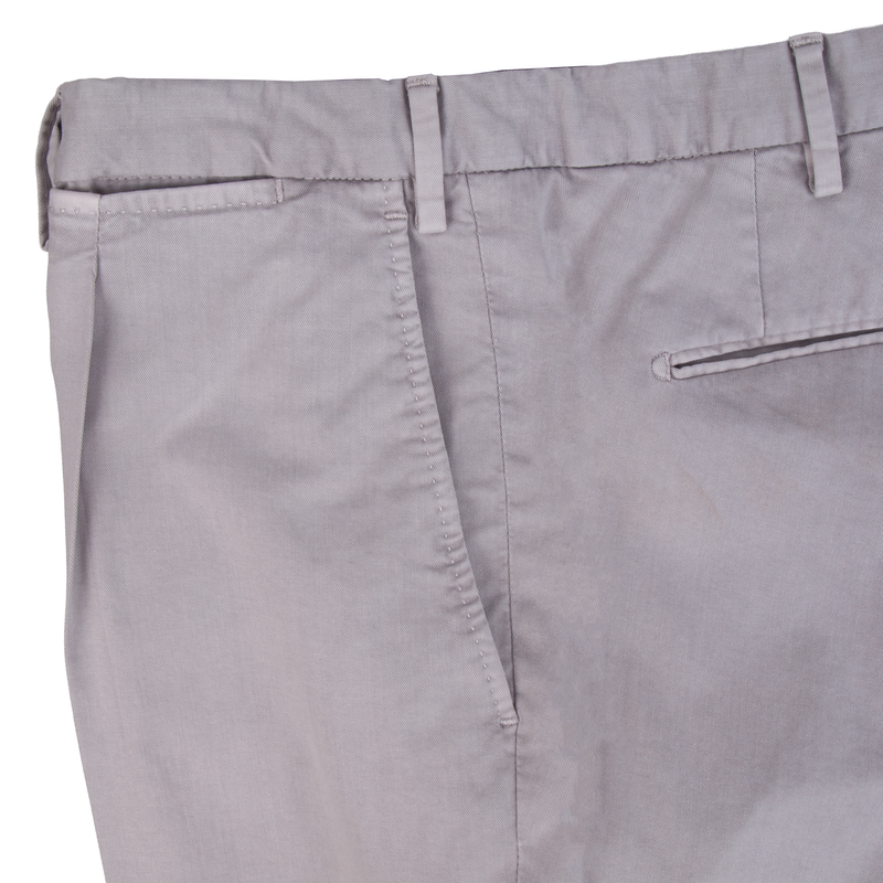 Santaniello cotton trousers Evoluto light gray
