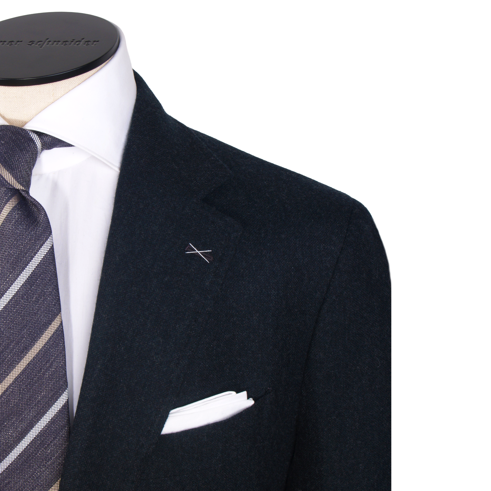 Gaiola Napoli cashmere jacket black melange