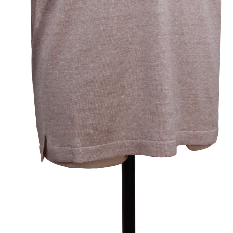 Fioroni beiges Strick T-Shirt